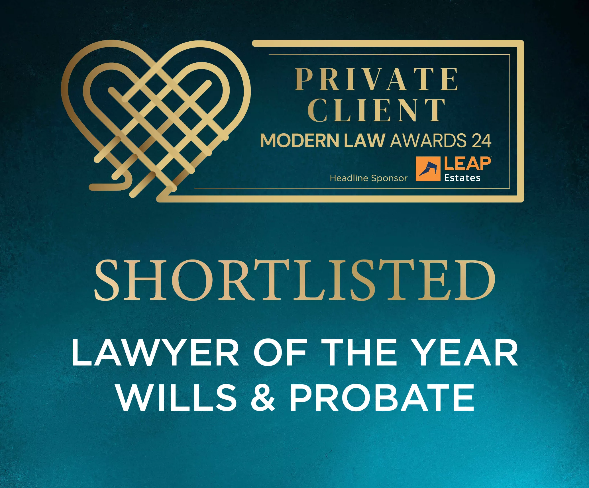 2024 modern private client awards, lawyer of the year, private client shortlisted